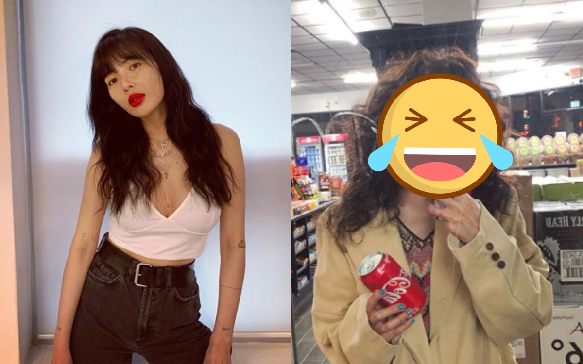 ▲泫雅新造型被燙成「大媽爆炸頭」超驚人。（圖／翻攝自泫雅IG）
