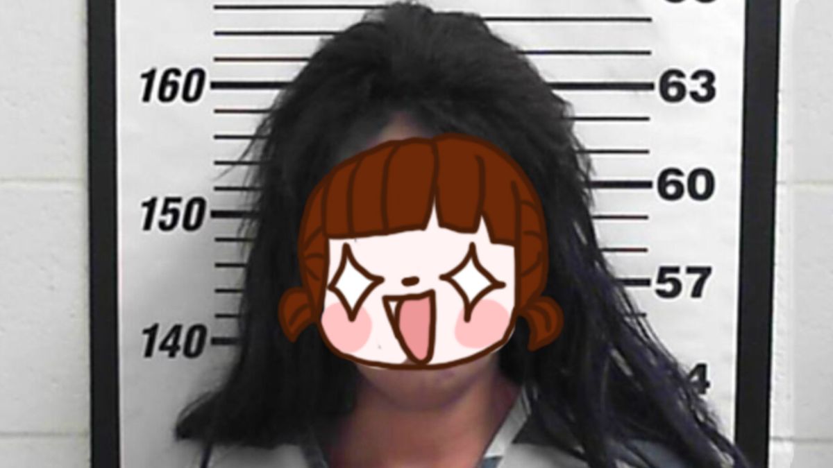 ▲網友們發現女嫌犯照「內有亮點」，意外瘋傳爆紅。（圖／取自戴維斯郡監獄網站）