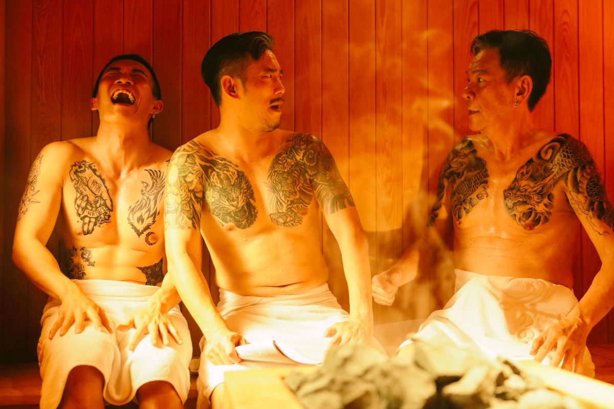 ▲（左起）黃尚禾、顏正國、龍劭華在片中飾演黑社會。（圖／華映）