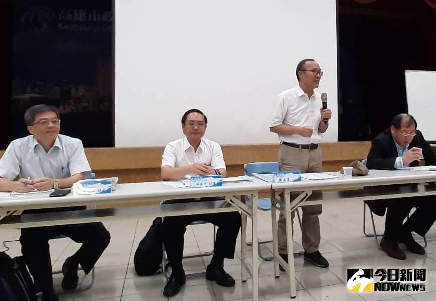 ▲行政院農業委員會漁業署舉辦漁業政策亮點座談會，由農業委員會副主任委員陳添壽(站立者)主持。(圖／記者黃守作攝，2019.09.05)