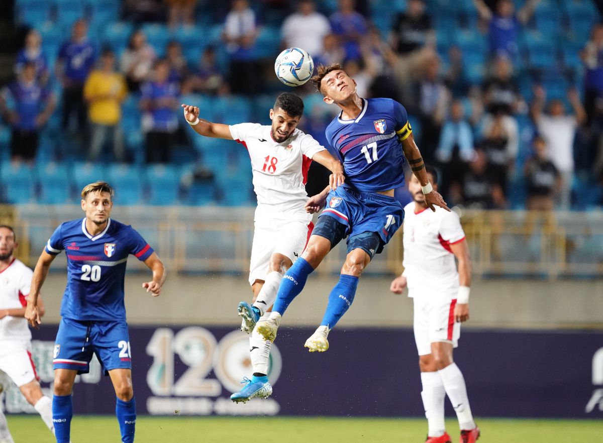 ▲2022世界盃足球賽亞洲區資格賽，中華男足出戰約旦，「台灣隊長」陳柏良。（圖／中華足協提供）