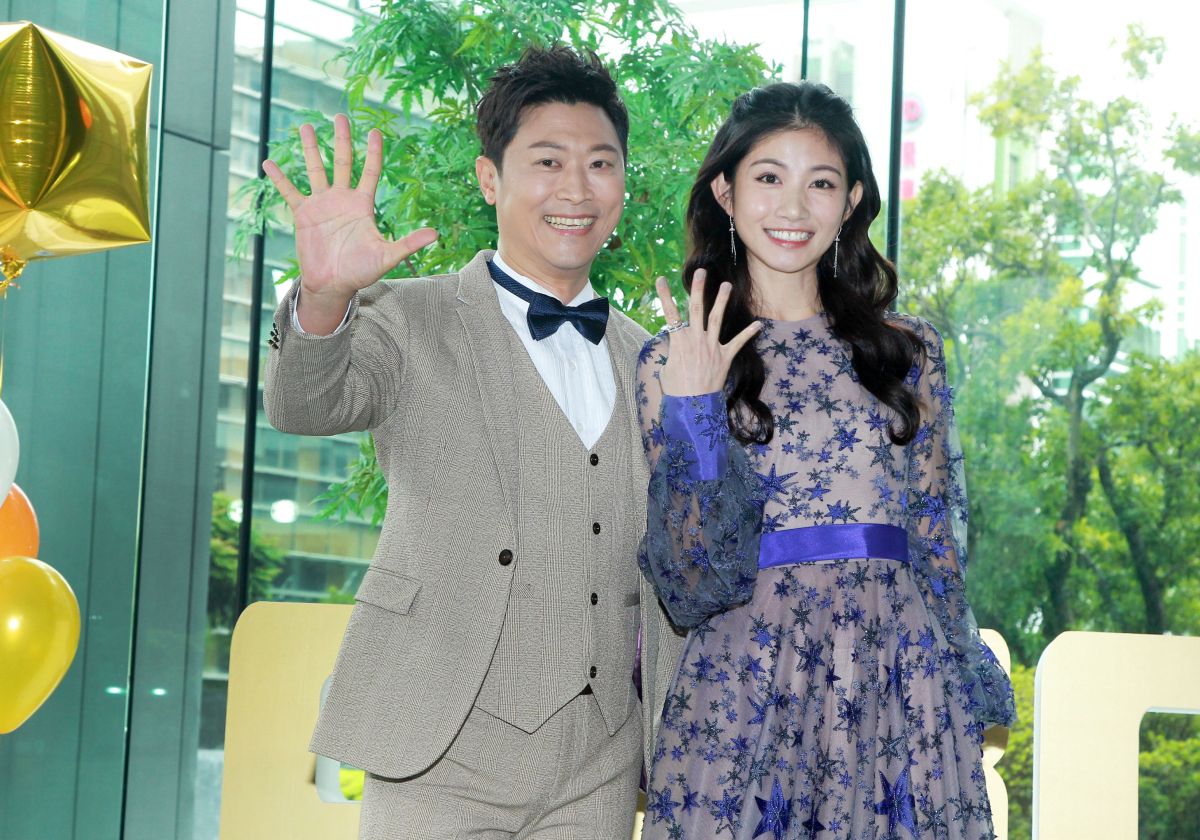 ▲侯昌明和李千那將一起主持廣播金鐘獎。（圖 / 三立提供）