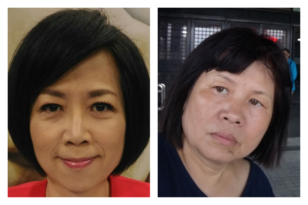 ▲不滿黃智賢（左）言論，蔣月惠（右）怒開嗆。（合成圖／翻攝自黃智賢、蔣月惠臉書）