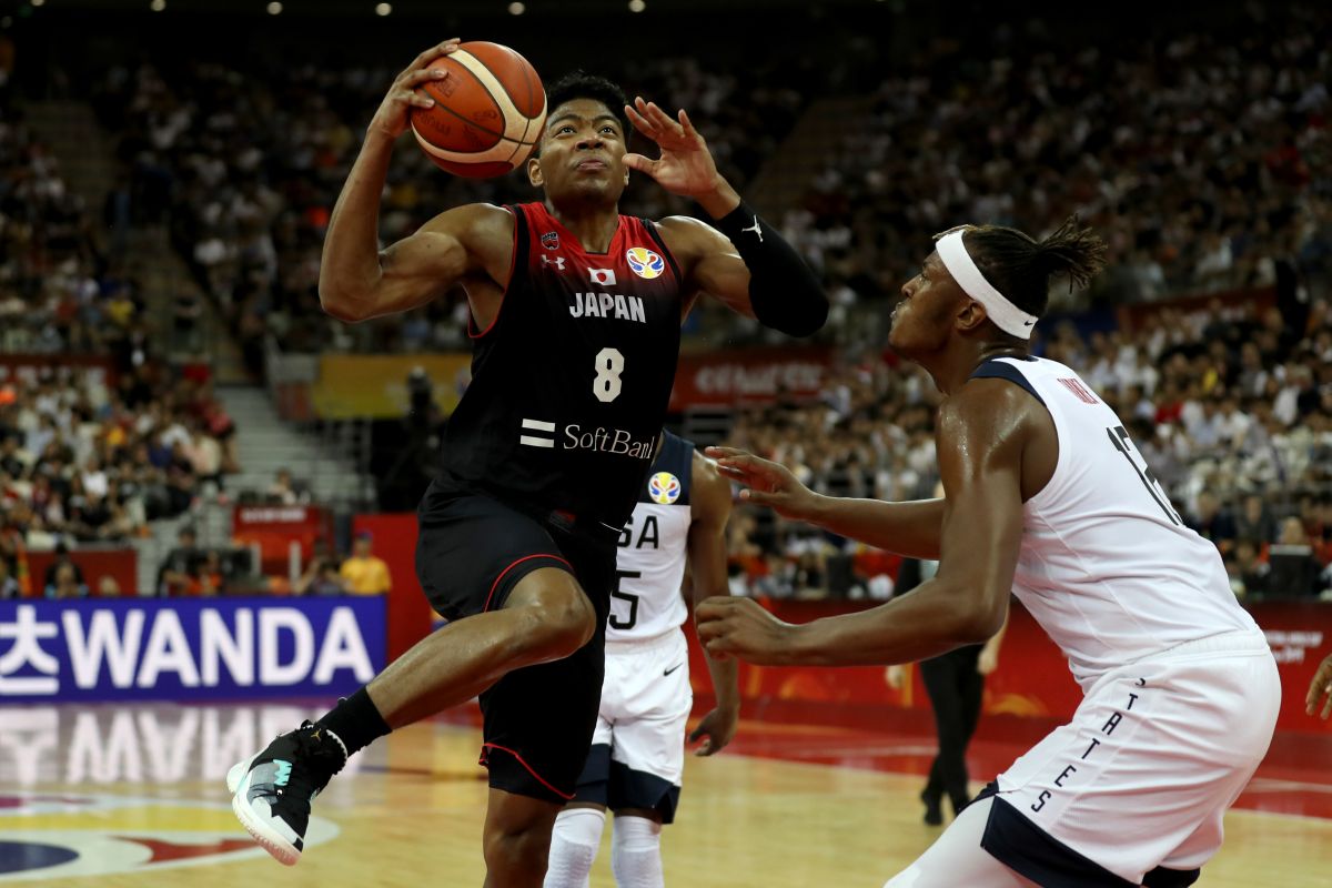 八村壘上籃。（圖／美聯社／達志影像）