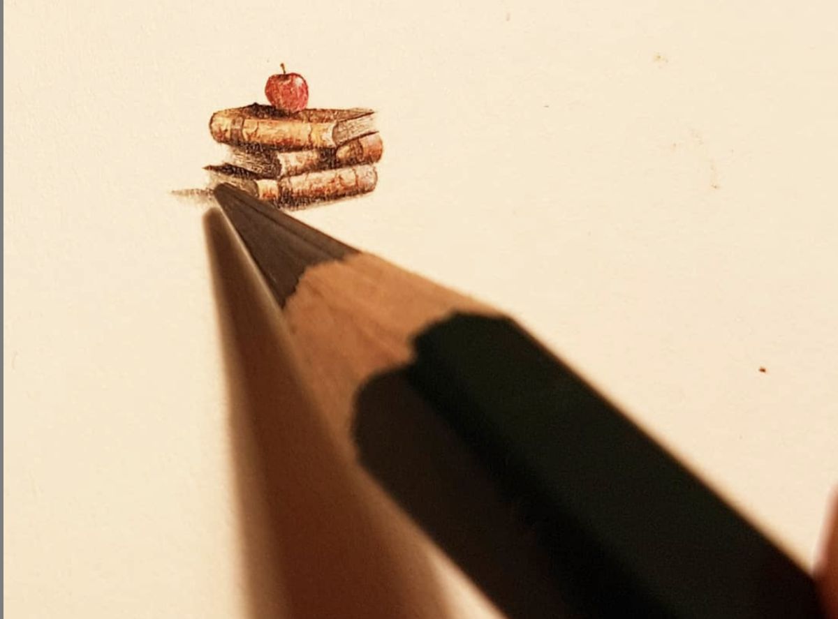 世界最強 「迷你朗基羅」米粒上畫出世界名作(翻攝自IG hasankale)