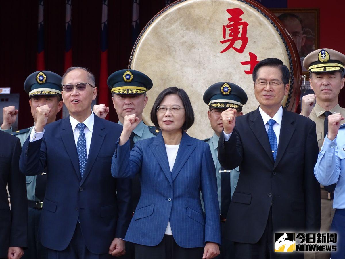 ▲蔡英文總統6日主持「三軍專校聯合開學典禮」。（圖／記者呂炯昌攝, 2019.9.6）
