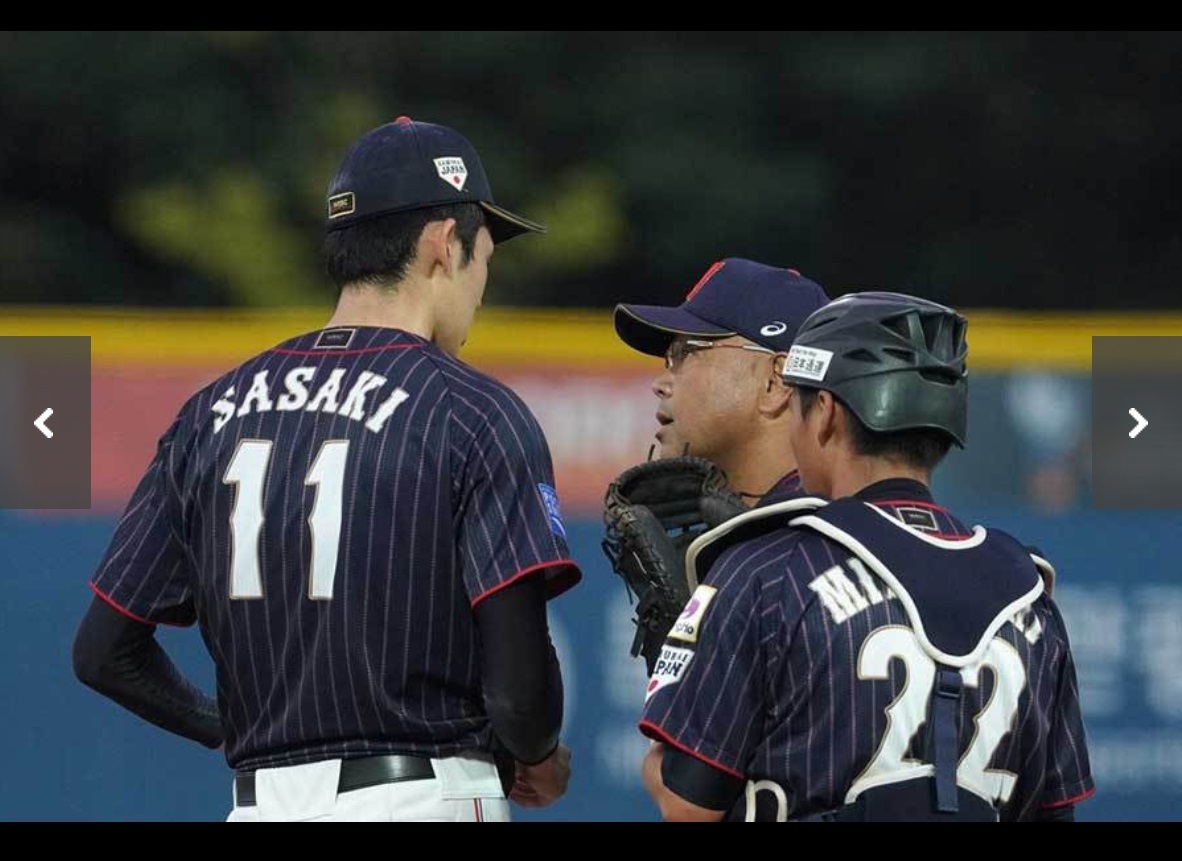 ▲佐佐木朗希一局就退場。（圖／截自日本雅虎）