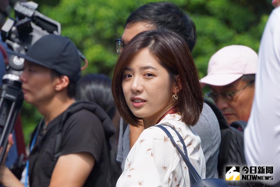 ▲台北市政府副發言人，「學姊」黃瀞瑩。（圖／記者呂炯昌攝,）