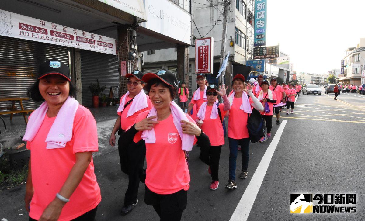 ▲2019國民體育日，彰化縣辦理造訪古蹟懷舊健行活動，以健走利用運動結合文化懷舊古蹟，透過健走活動獲得更好的健康。（圖／記者陳雅芳攝，2019.09.08）