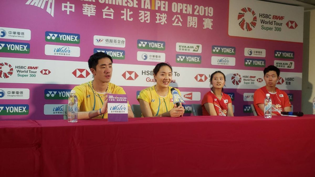 香港組合鄧俊文/謝影雪。（圖／黃建霖攝）