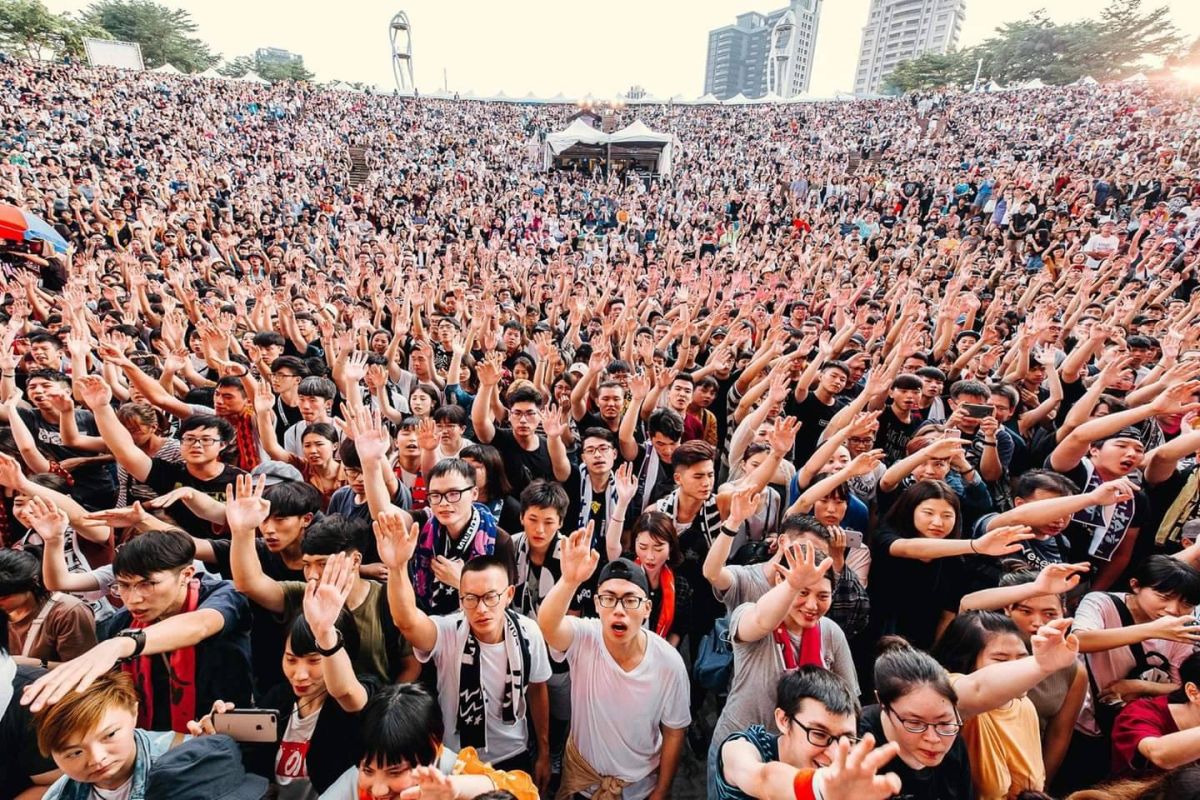 ▲2019搖滾台中在文心森林公園暨圓滿戶外劇場登場，湧入4萬人次樂迷(圖／新聞局提供2019.9.8)