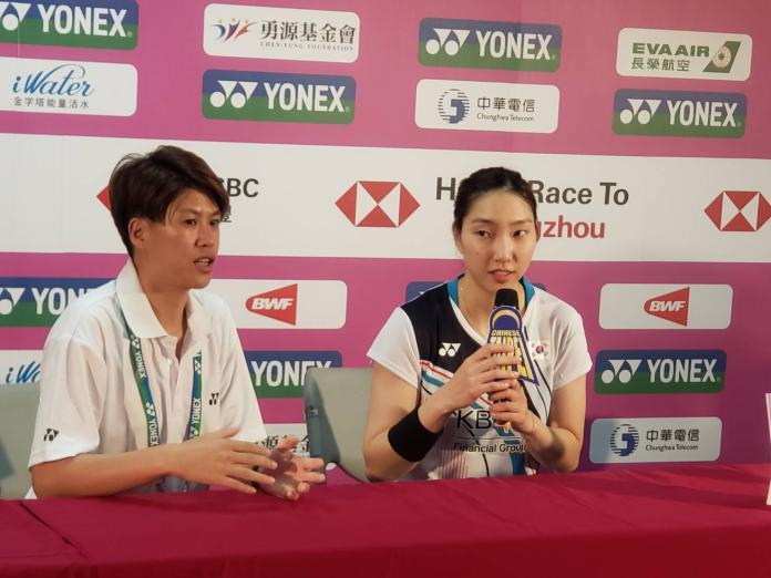 南韓選手成池鉉在台北羽球公開賽第4次拿到冠軍。（圖／黃建霖攝）