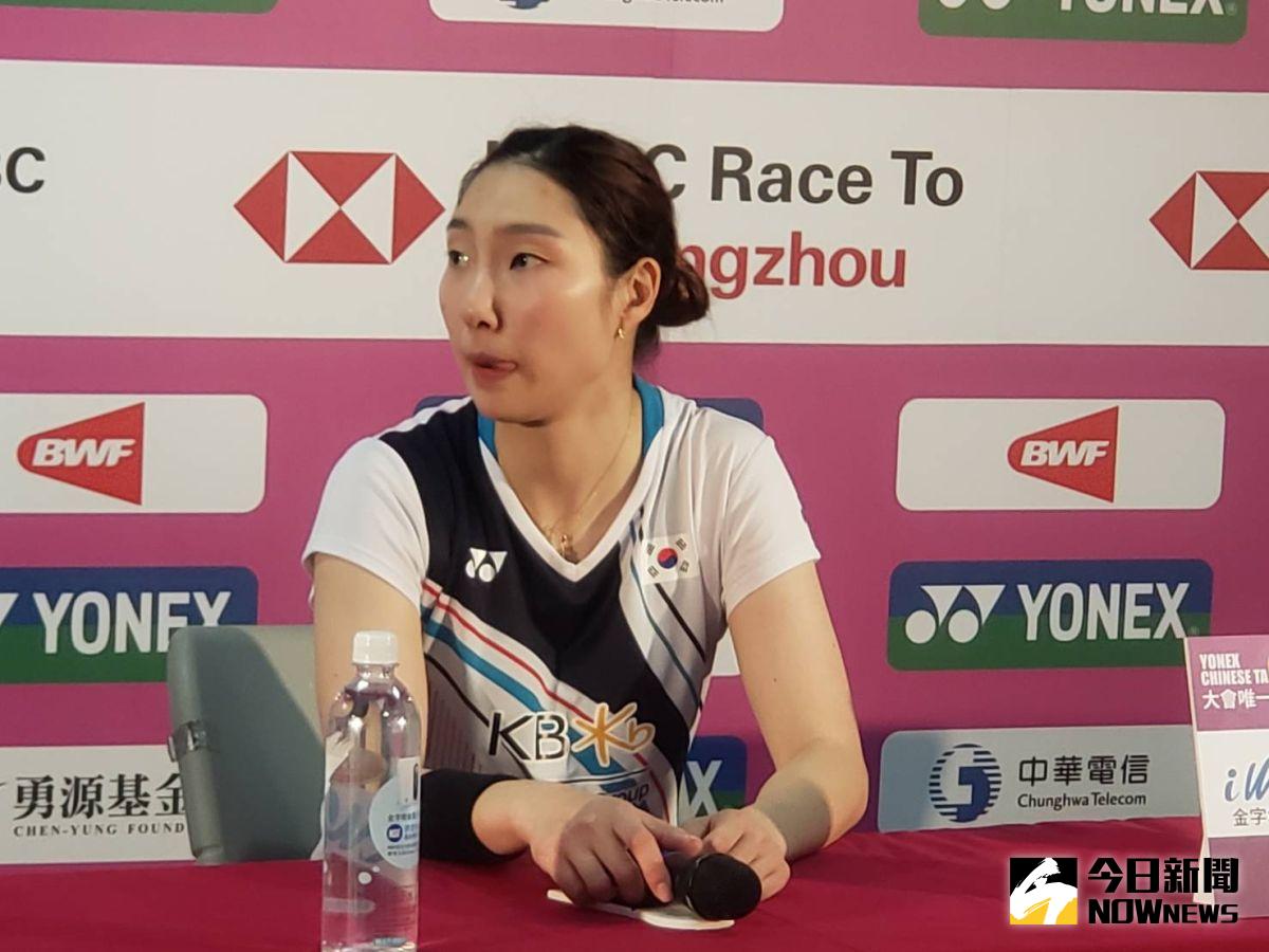 ▲南韓選手成池鉉在台北羽球公開賽第4次拿到冠軍。（圖／黃建霖攝）