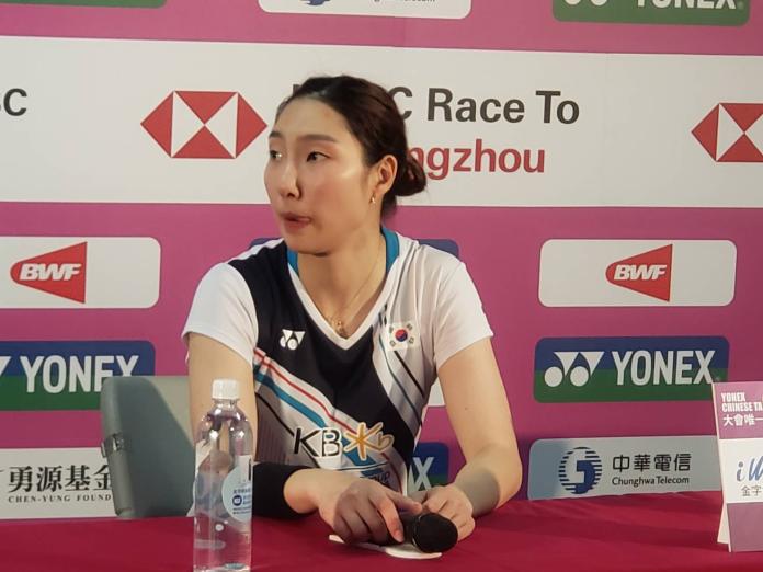 ▲南韓選手成池鉉在台北羽球公開賽第4次拿到冠軍。（圖／黃建霖攝）