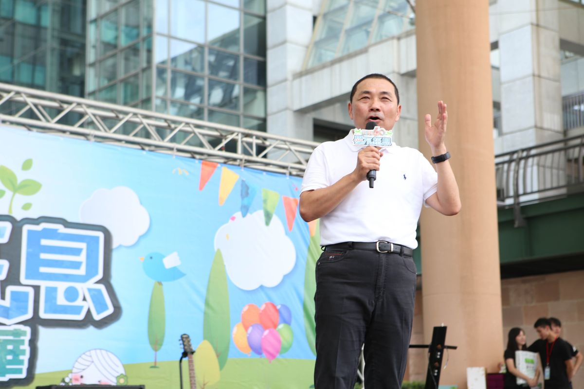 ▲侯友宜說下禮拜即是中秋節，真的很多公開、非公開行程，「市政建設才是我對市民最重要的承諾。」（圖／新北市政府提供）