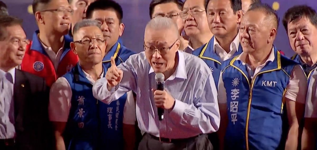 ▲國民黨黨主席吳敦義參加韓國瑜新北造勢晚會。（圖／NOWnews攝影中心）