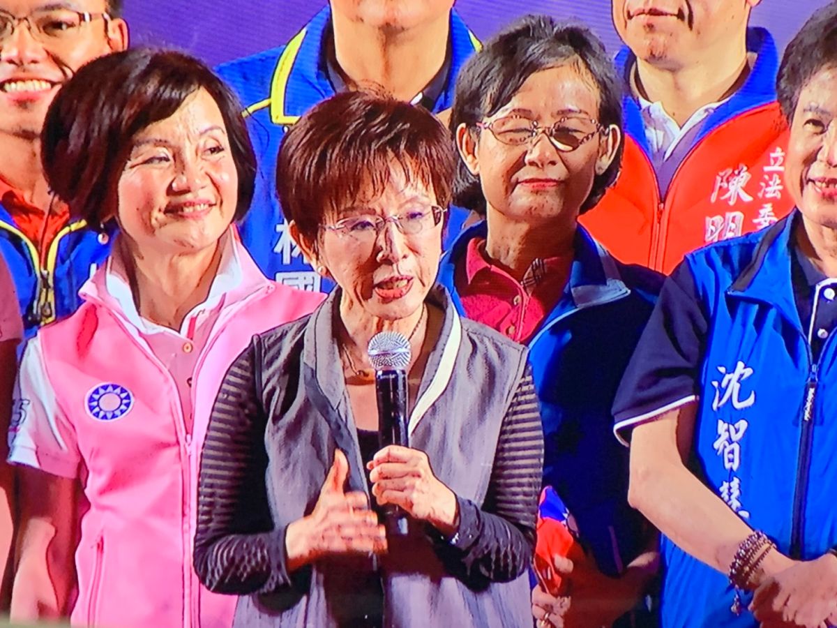 ▲洪秀柱說起初她不喜歡韓國瑜，但是兩人實在有很多共同點，因此越來越喜歡他。(圖／記者宋原彰攝）