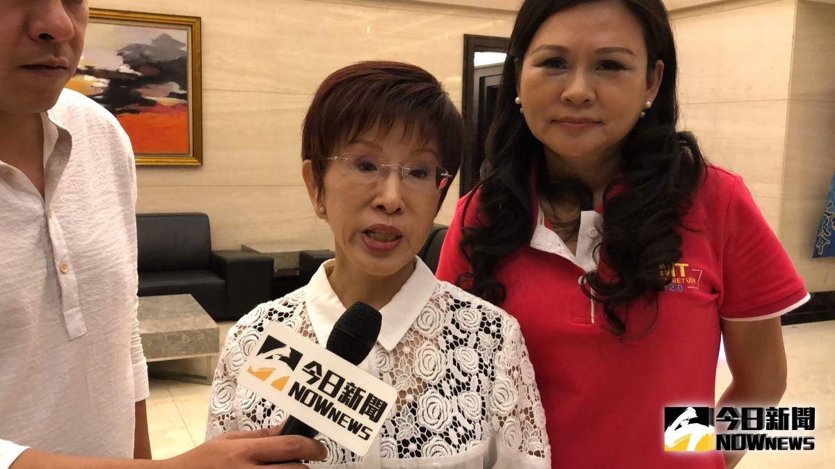 ▲洪秀柱回應，現在不是在選總統，王定宇不用那麼急著要去涉及總統級的議題。（圖／記者陳聖璋攝）