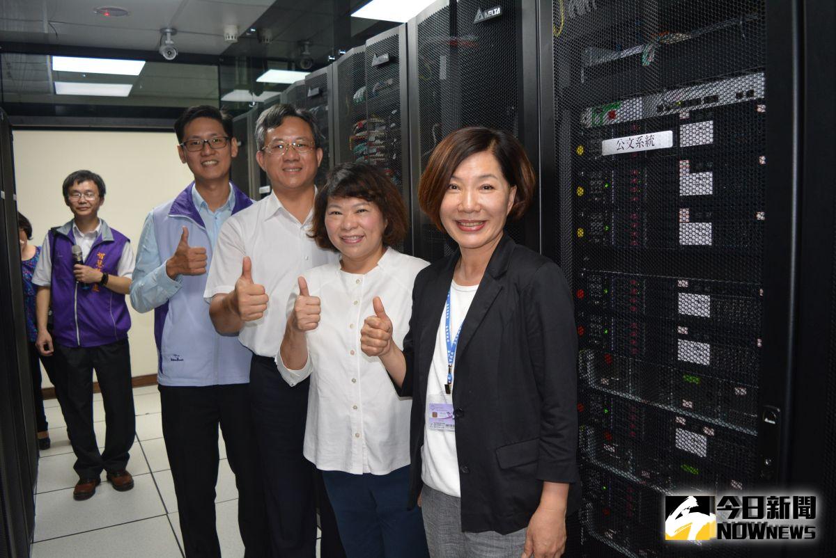 ▲綠色節能與兼具科技雲端服務的機房。（圖／記者郭政隆攝影2019.9.9）