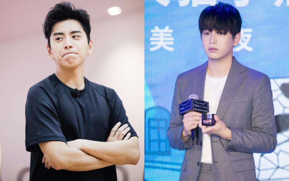 ▲王大陸（左圖）、彭昱暢深陷「搶男一」之爭。（圖／翻攝微博）