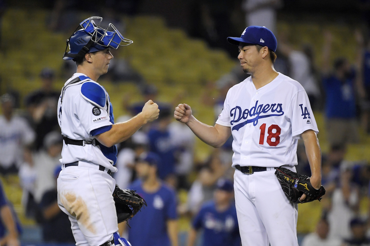 道奇隊前田健太。（圖／美聯社／達志影像）