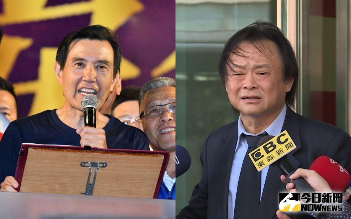 ▲前總統馬英九與民進黨市議員王世堅。（圖／NOWnews資料照片）