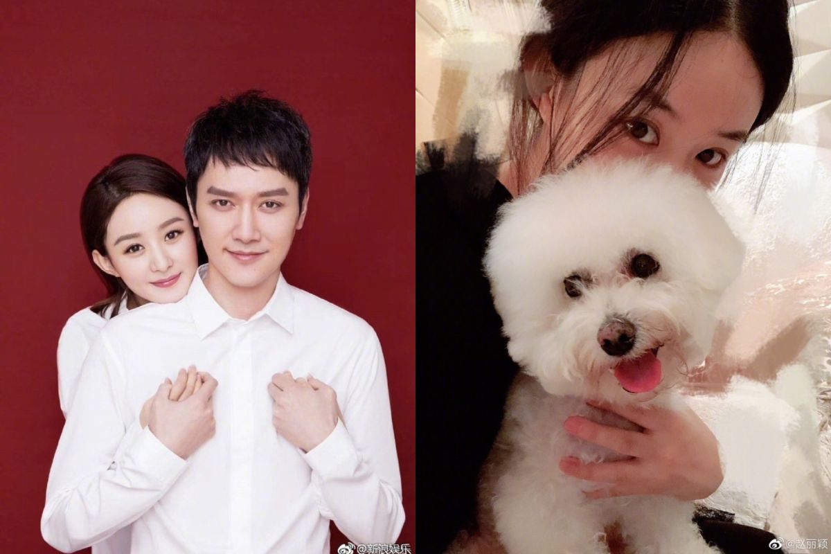 ▲趙麗穎3月產下兒子。（圖 / 翻攝微博）

