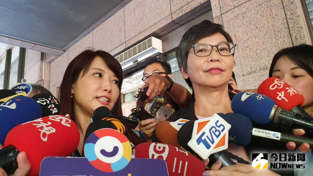 ▲郭辦幕僚蔡沁瑜與市府顧問蔡壁如。（圖／記者丁上程攝, 2019.9.10）