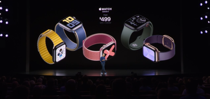 ▲2019蘋果秋季發表會中，Apple Watch成為最感動人心的科技亮點。（取自蘋果直播）