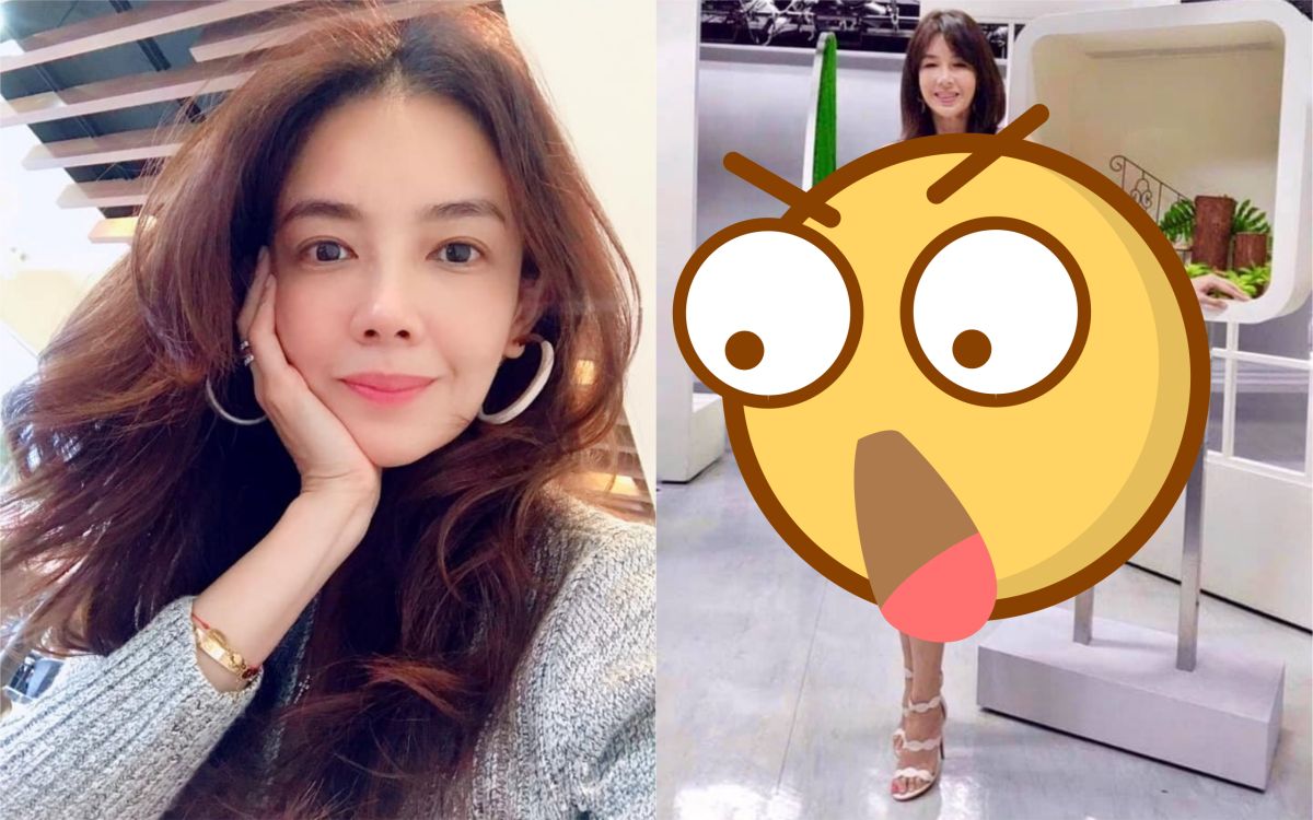 ▲林美貞將滿50歲，體態仍如少女。（圖／翻攝臉書）