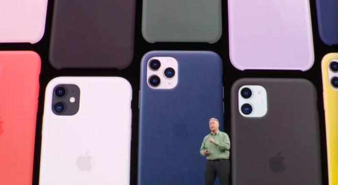 ▲蘋果發表三款新的 iPhone 系列機種。（圖／翻攝直播畫面）