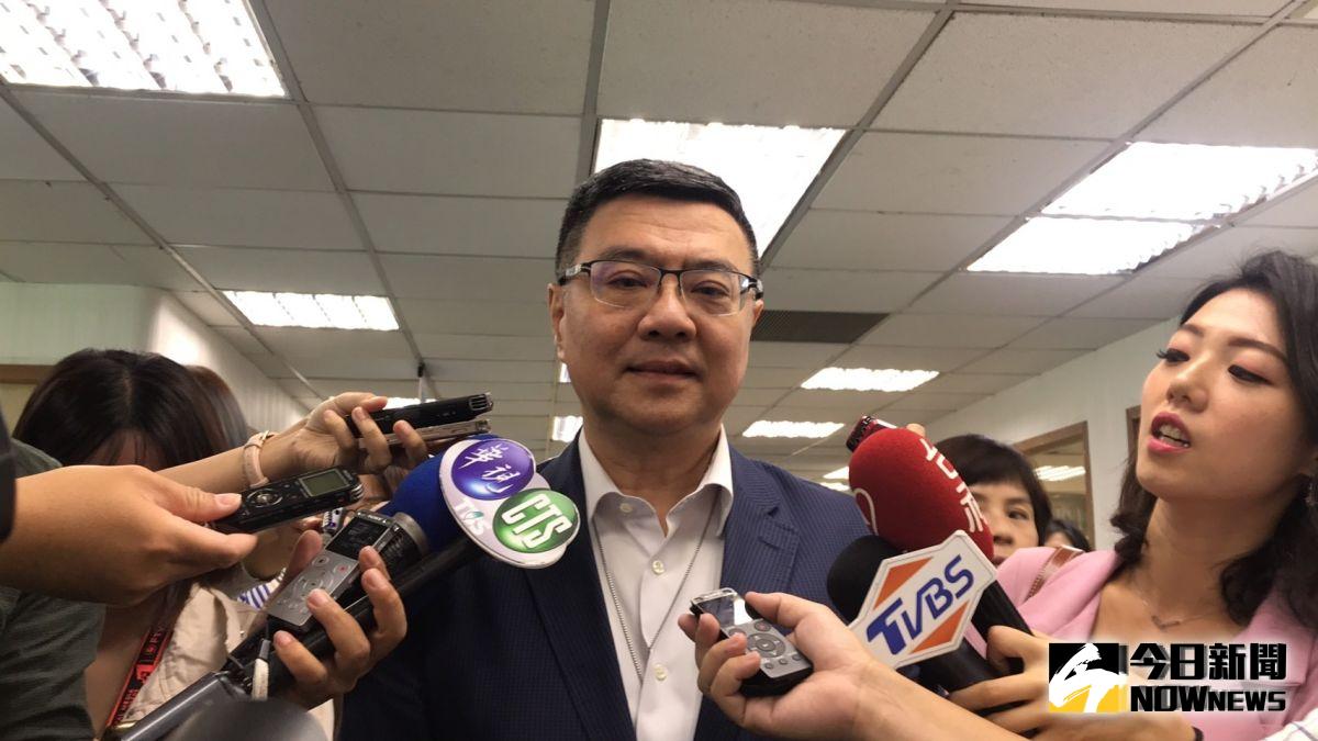 針對鴻海董事長郭台銘可能參選2020總統，民進黨主席卓榮泰11日受訪時表示，民進黨可以做未來選戰策略評估，但對個人動向他完全無法做預測。（圖／記者林人芳攝，2019,09,11)