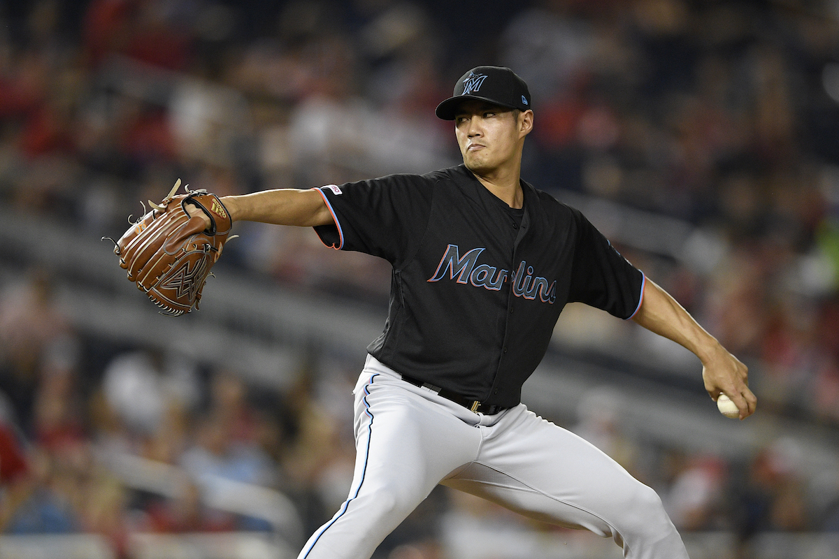 ▲馬林魚隊投手陳偉殷（圖／美聯社／達志影像）