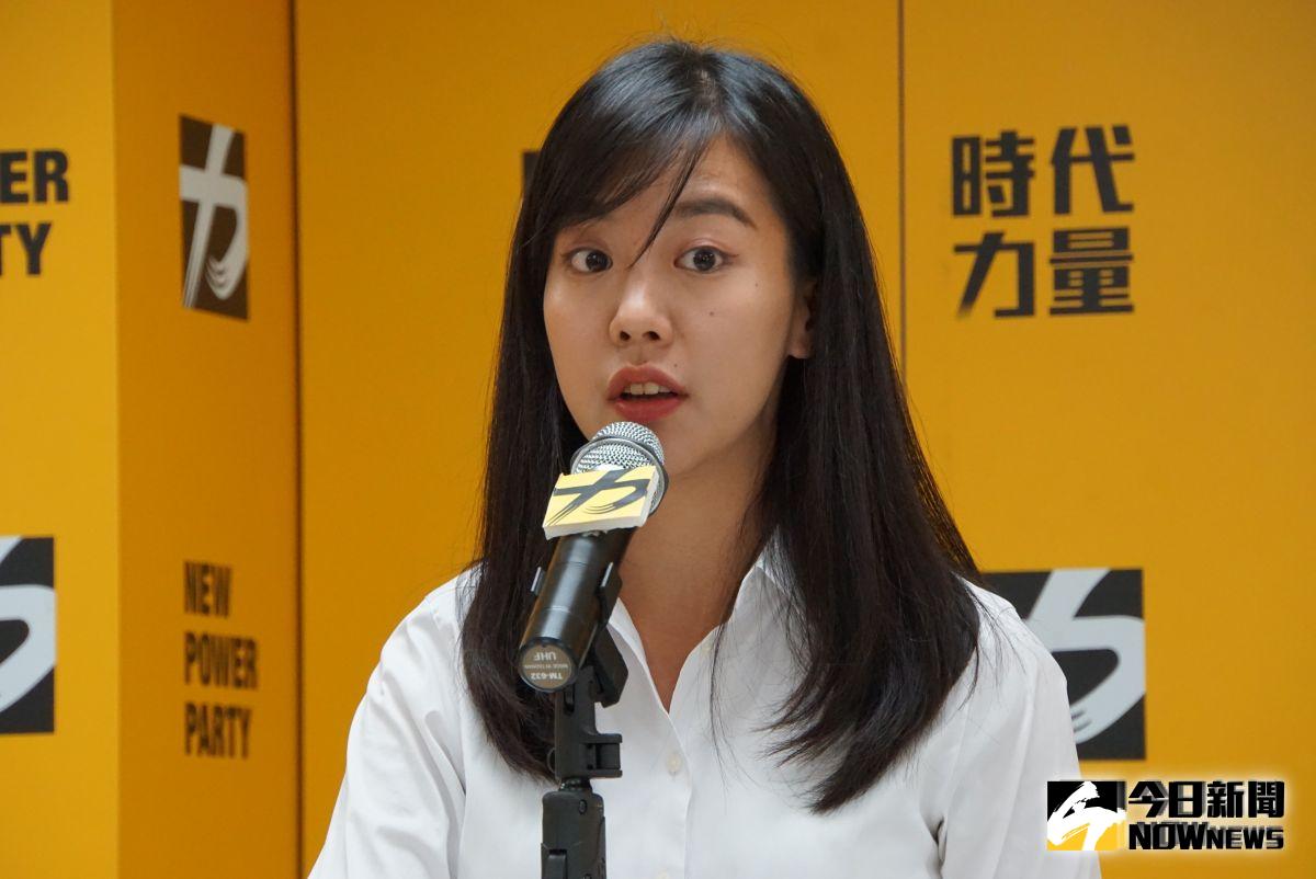 ▲時力擬自提總統候選人，遭質疑是藉此要脅民進黨談條件，時力秘書長吳佩芸12日鄭重否認。（圖／記者呂炯昌攝2019.09.12）