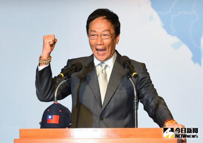 ▲鴻海創辦人郭台銘宣布退出國民黨。（圖／NOWnews資料照片）