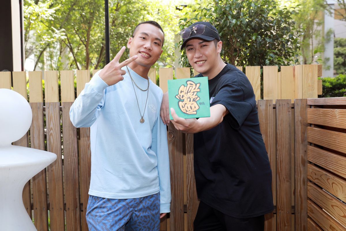 ▲熊仔擔任許時發片記者會嘉賓。（圖／角落娛樂提供）