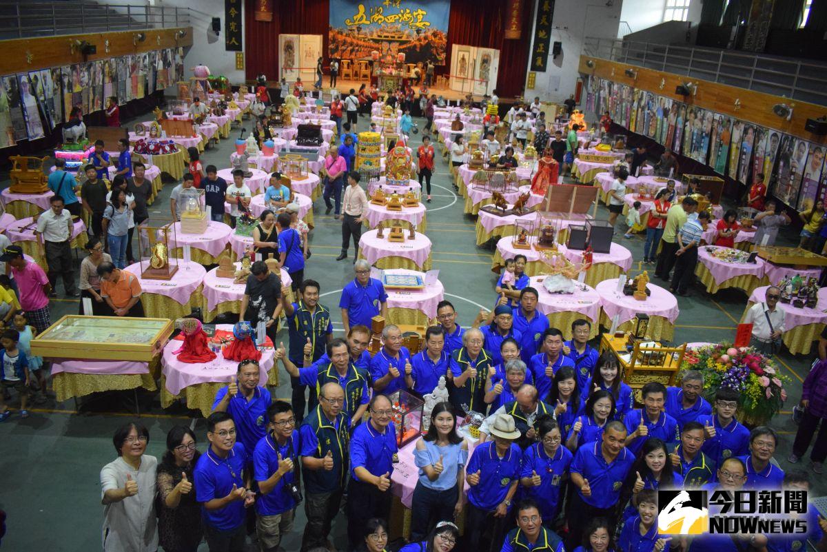 ▲雲林縣政府及北港工藝坊、雲林縣傳統工藝文創產業發展協會辦理的第六屆「五湖四海宴」今（13）日起三天在北港南陽國小活動中心隆重登場。（圖／記者洪佳伶攝，2019.09.13）