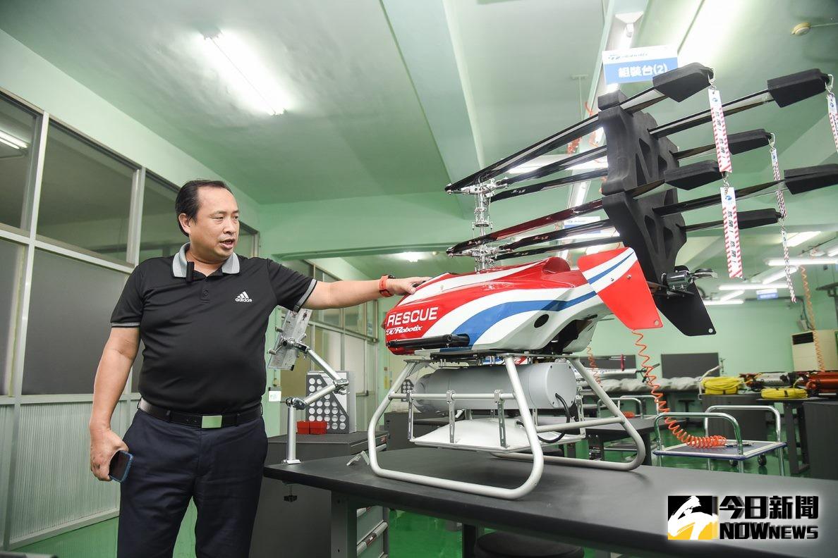 ▲雷虎科技是做遙控模型起家的，更是全球第三大遙控模型公司，但如今無人機研發技術可說是國內首屈一指，其中推手為董事長陳冠如。（圖／記者陳明安攝）