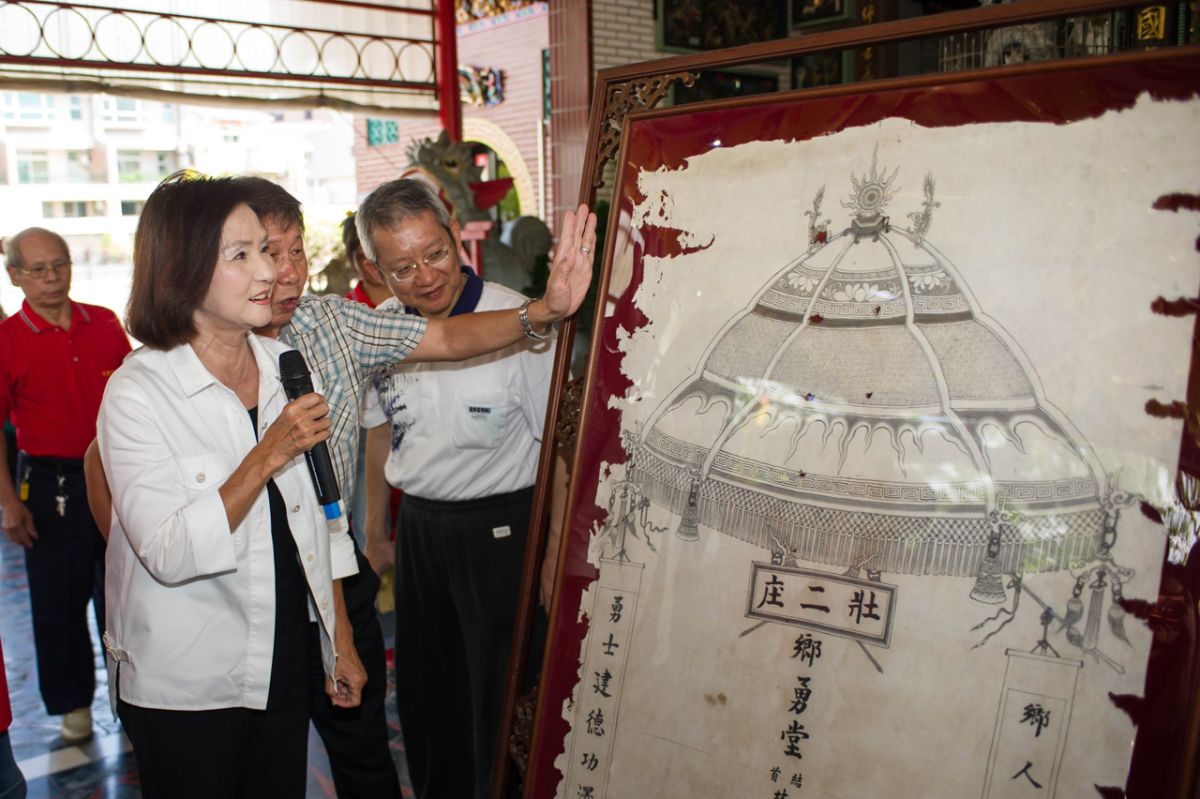 ▲宜蘭市壯二新福宮保留了最早的鄉勇堂名錄，是見證宜蘭開發史的重要文物。（圖／宜蘭縣史館提供)