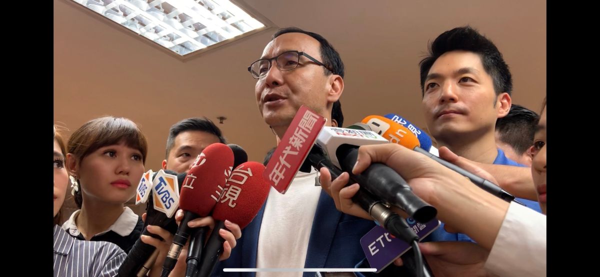 因韓朱配延遲挨批，朱立倫強調黨要團結，認為不至於罵完馬英九，又來罵他。 (圖/記者吳承翰攝)