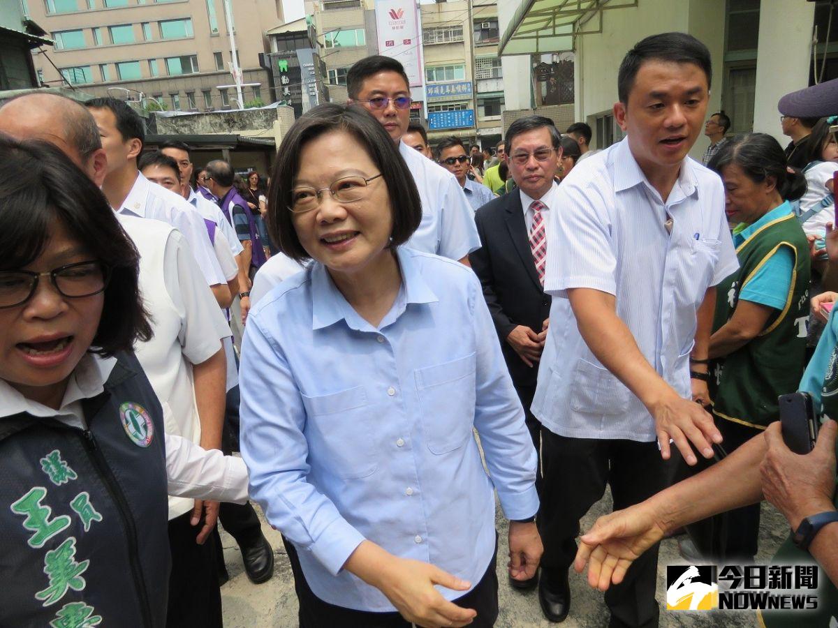 ▲蔡英文總統到嘉義拜會。（圖／記者陳惲朋攝 , 2019.09.14）