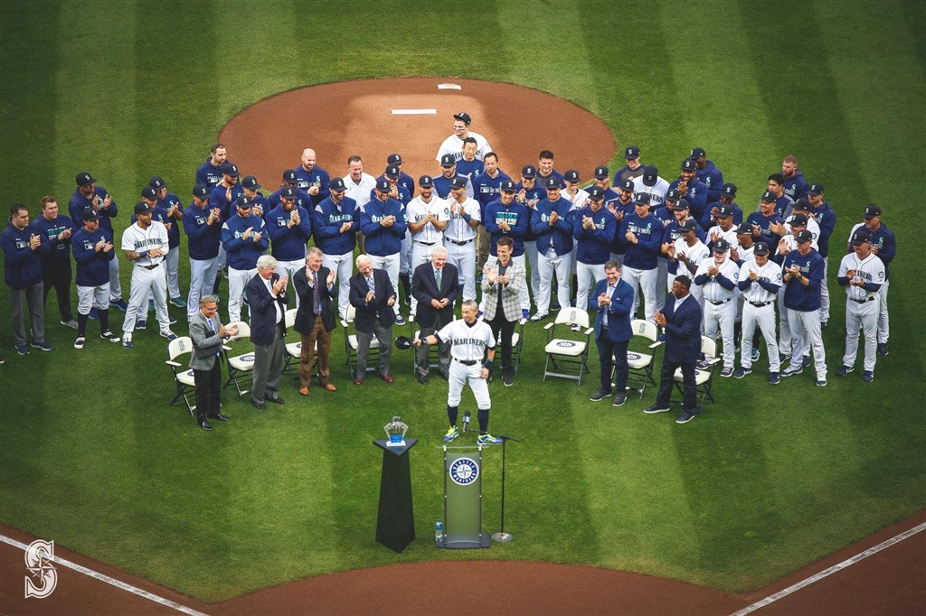 ▲鈴木一朗全英文演說。（圖／截自水手隊臉書）