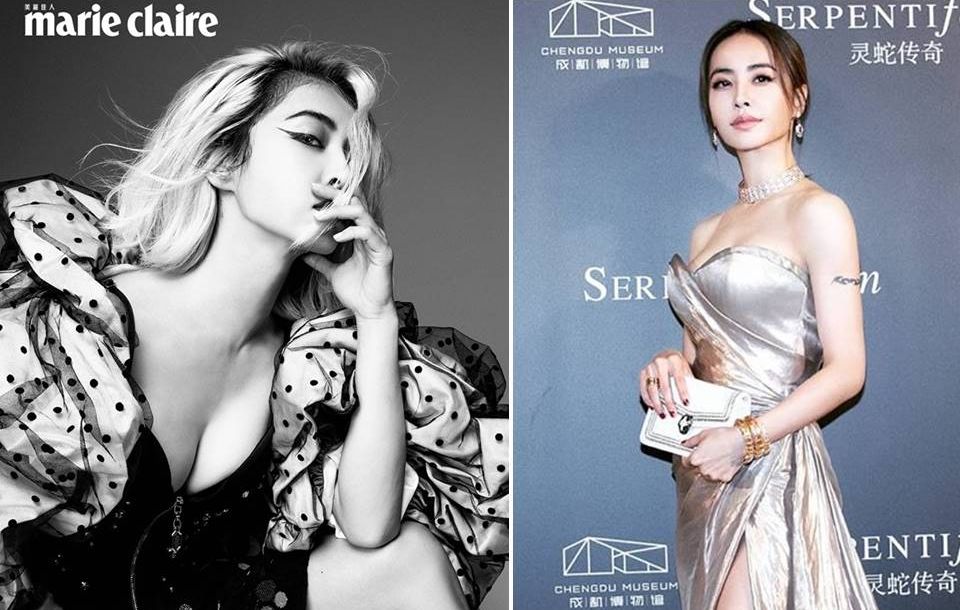 ▲這款美乳，叫人怎麼捨得離開。（圖／翻攝蔡依林臉書）