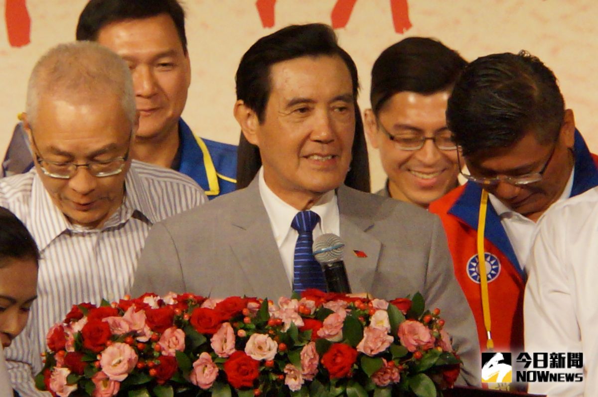 前總統馬英九批評蔡英文的兩岸政策，更說蔡注定成為喪權辱國的斷交總統。(圖/記者呂炯昌攝)