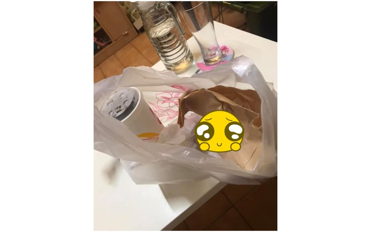 ▲外送員一個貼心舉動，竟意外撩到女網友的心！（圖／翻攝爆怨公社）