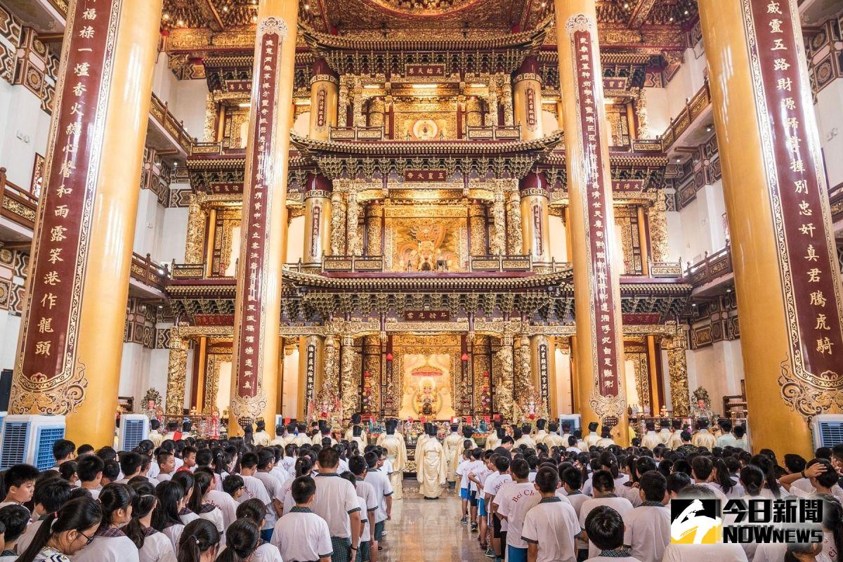 ▲北港鎮武德宮16日上午舉行祭孔大典。（圖／記者洪佳伶攝，2019.09.16）