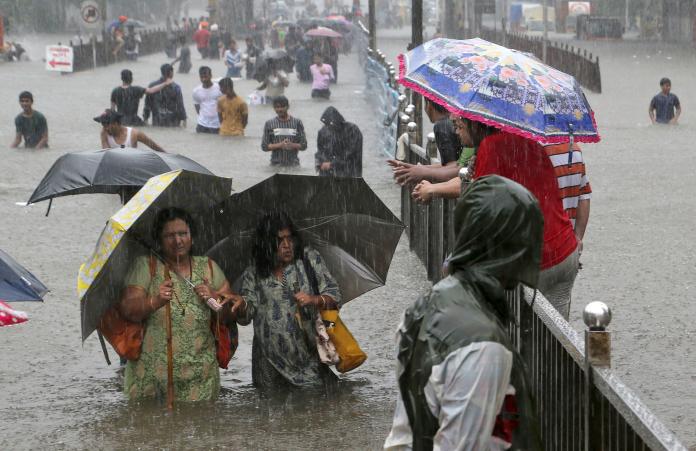 ▲印度極端降雨次數倍增。（圖／美聯社／達志影像）