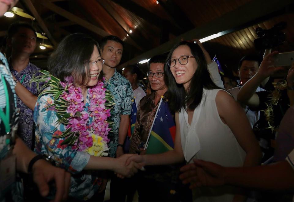 ▲外交部指出，索國學生喜歡台灣自由開放與友善的就學環境，對索國政府試圖外交轉向的操作感到憤怒與不解。（圖／蔡英文臉書粉絲專頁）