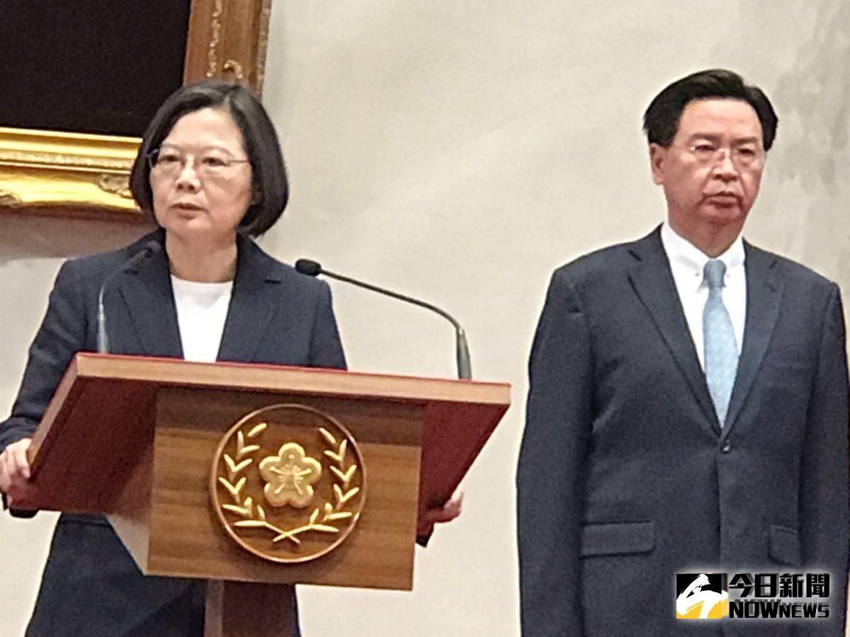 ▲ 總統蔡英文針對台灣與索羅門群島斷交發表言論。（圖／記者林人芳攝）