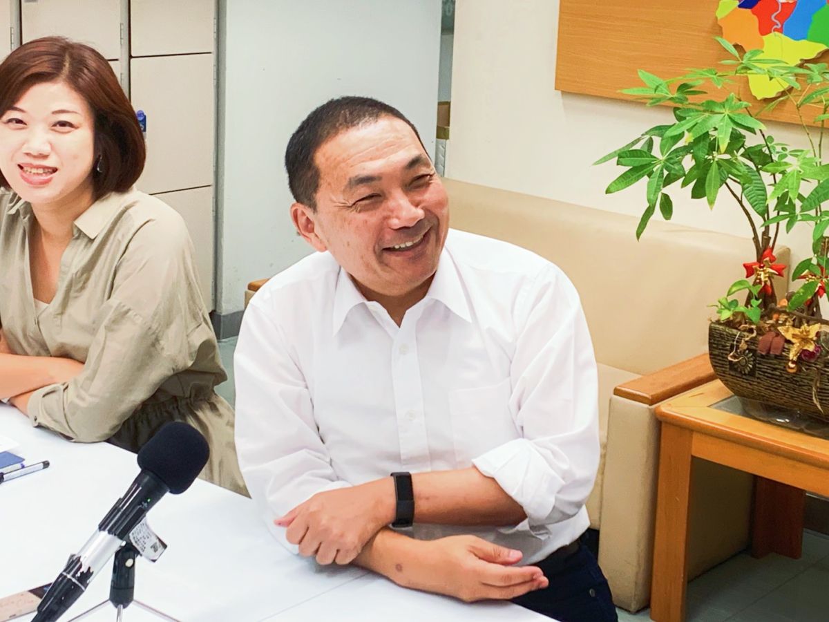 ▲侯友宜今回應，「郭台銘選擇走他自己的路，我們每一個人都要給他祝福。」（圖／記者宋原彰攝，2019.09.17）